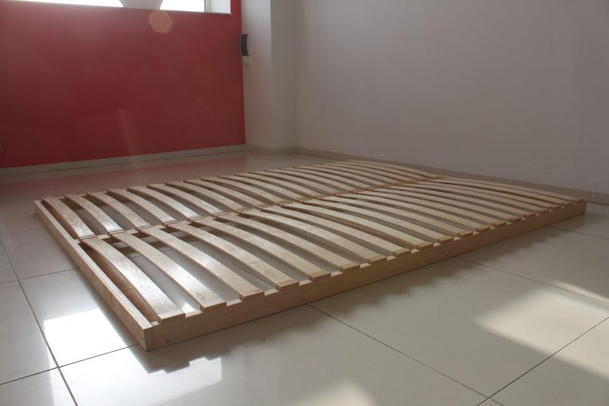 Каркас ліжка дерев'яний з ніжками Baroflex-25 70x190 bar25-015 фото