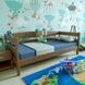 Односпальне дерев'яне ліжко Лев з вільхи з лаковим покриттям для дитячої кімнати 1839526784 фото 6