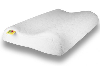 Ергономічна хвиляста подушка прямокутна із ППУ HighFoam Dobra Ecosoft 1839489347 фото