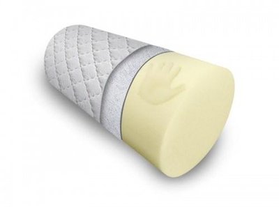 Подушка валик ортопедическая для сна с эффектом памяти Highfoam Noble Roll под шею / ноги 1219257934 фото