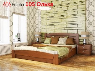 Ліжко із натурального дерева Селена Аурі розмір 120х190 Щит із підйомним механізмом 1262290544 фото