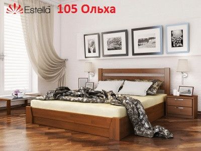 Ліжко дерев'яне Селена 120х190 Щит 1262290559 фото