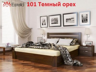 Ліжко дерев'яне Селена 120х200 Щит 1262582150 фото