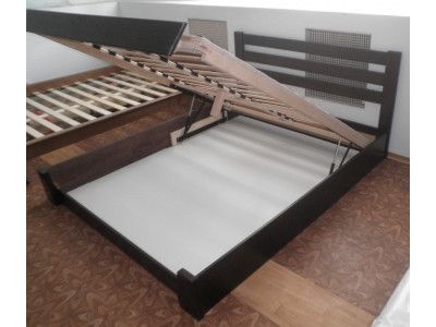 Ліжко дерев'яне Селена 140х190 Щит 1262582308 фото