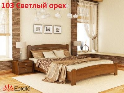 Кровать деревянная Венеция Люкс 180х190 Щит 1263145796 фото