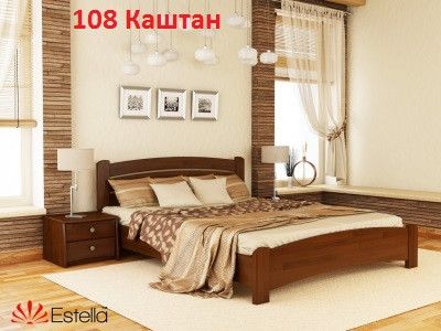 Кровать деревянная Венеция Люкс 180х190 Щит 1263145796 фото