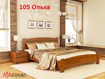 Ліжко дерев'яне Венеція Люкс 180х190 Щит 1263145796 фото