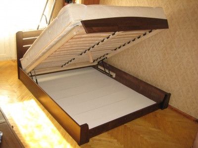 Ліжко дерев'яне Селена Аурі 120х200 Щит 1263603800 фото