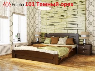 Ліжко дерев'яне Селена Аурі 120х200 Щит 1263603800 фото