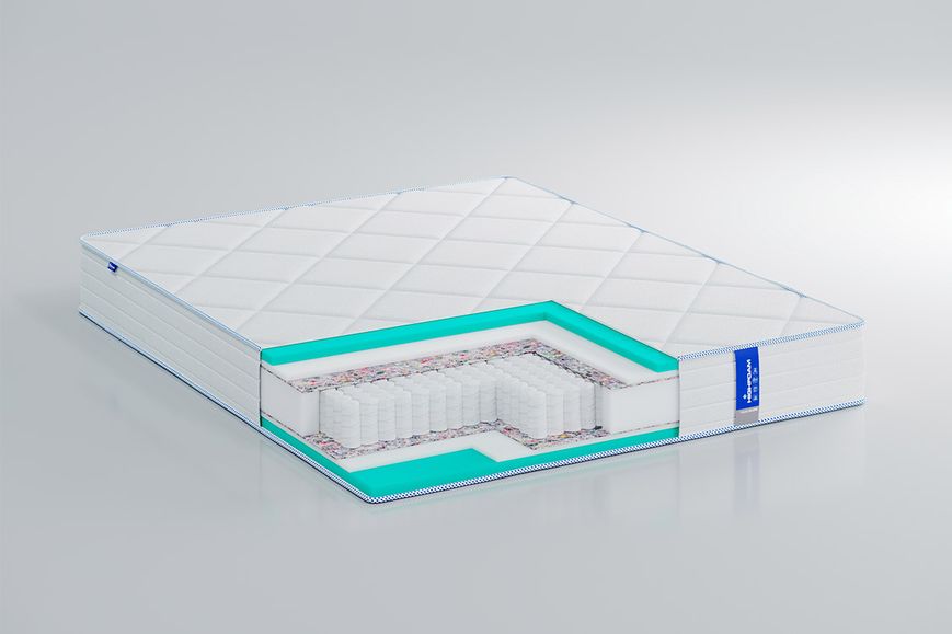 Ортопедичний пружинний матрац м'який з анатомічною піною HighFoam Obeliks Eclipse 80x190 hf-m0176 фото