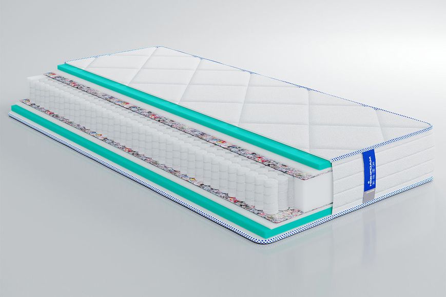 Ортопедический пружинный матрас мягкий с анатомической пеной HighFoam Obeliks Eclipse 90х190 hf-m0175 фото