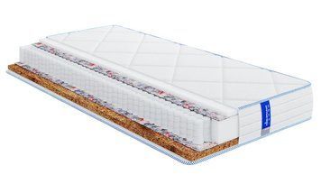 Матрац пружинний ортопедичний на незалежних пружинах зима/літо HighFoam Obeliks Fior 140х200 hf-m0171 фото