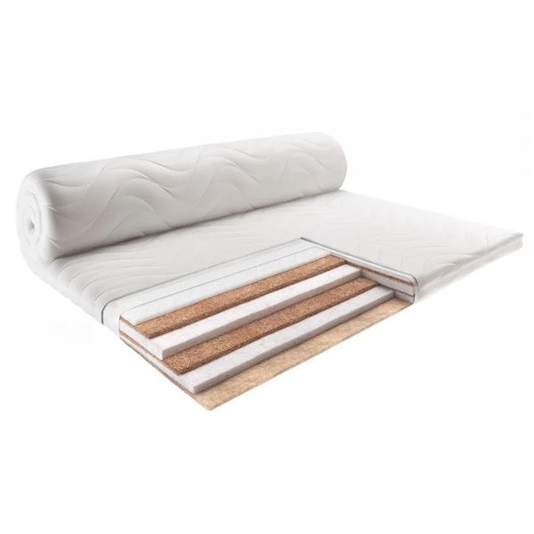 Рулонний тонкий матрац-футон Usleep Sleep Roll Luxe Kokos 70х190 18392232573 фото