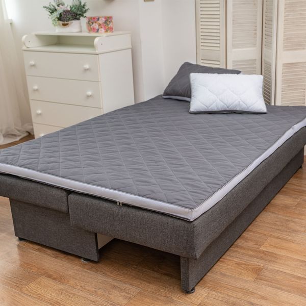 Топпер Shine Gray-White 80х190 fs-0756 фото