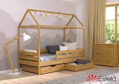 Ліжко дерев'яне Аммі 80х190 Щит 1262290558 фото