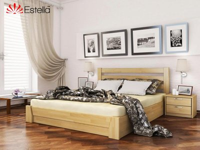 Ліжко дерев'яне Селена 120х190 Щит 1262290559 фото