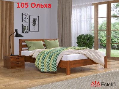 Ліжко дерев'яне Рената Люкс 180х190 Щит 1267125137 фото