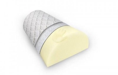 Подушка ортопедична напіввалик для сну з ефектом пам'яті Highfoam Noble Sideroll L під шию / ноги 1219879612 фото