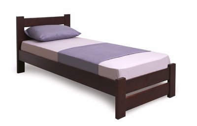 Ліжко дерев'яне односпальне Моно з вільхи upmono01 фото